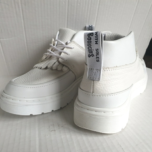 Dr Martens Jemima White Venice Aunt Sally Leather Platform Lace-Up Chukka Boot 7 - Picture 3 of 16